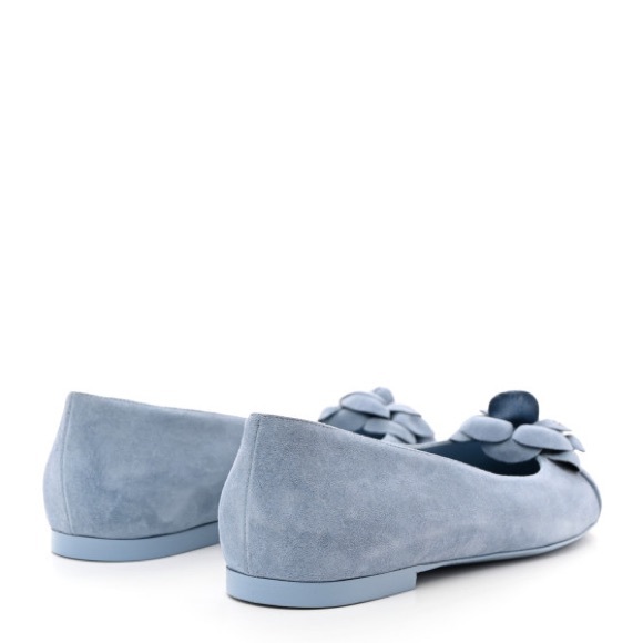 Chanel Suede Cap Toe Camellia Ballerina Flats - Picture 2 of 14